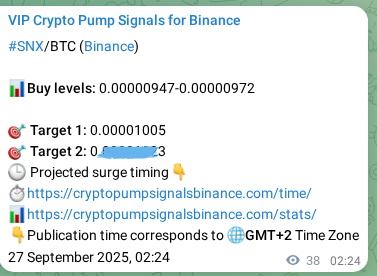 Authenticated proof of SNX's pump signal on Binance at 27 September 2025, 03:23 Authenticated proof of SNX's pump signal on Binance at 27 September 2025, 03:23