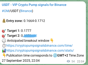 Authenticated proof of OM's pump signal on Binance at 27 September 2025, 23:32 Authenticated proof of OM's pump signal on Binance at 27 September 2025, 23:32