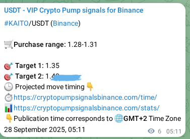 Explore the KAITO pump signal verification from Binance, timestamp: 28 September 2025, 05:22 KAITO pump signal verification from Binance, timestamp: 28 September 2025, 05:22