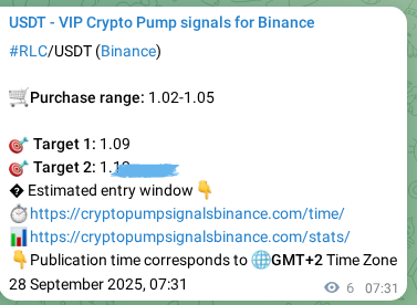 Binance exchange signal proof for RLC, 28 September 2025, 07:41 Binance exchange signal proof for RLC, 28 September 2025, 07:41