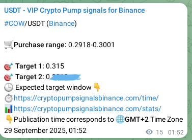 Check out the Binance pump signal proof for COW on 29 September 2025, 02:18 Binance pump signal proof for COW on 29 September 2025, 02:18