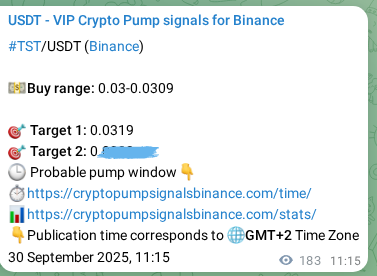 View the market signal proof for TST pump from Binance, 30 September 2025, 16:22 Market signal proof: TST pump from Binance, 30 September 2025, 16:22