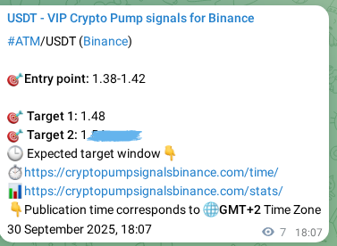 Confirm the Binance trading signal for ATM pump, 30 September 2025, 18:19 Binance trading signal confirmation for ATM pump, 30 September 2025, 18:19