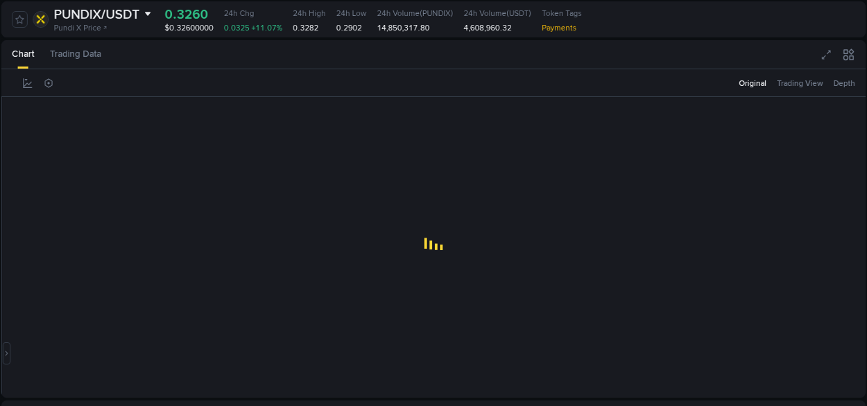 Liquidity analysis: PUNDIX pump execution on Binance, 23 September 2025, 19:19