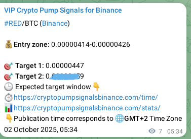 Signal verification: Confirm RED pump on Binance at 02 October 2025, 05:47 Signal verification: RED pump on Binance at 02 October 2025, 05:47