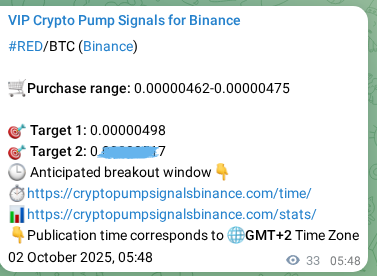 Crypto market signal proof: RED pump on Binance, 02 October 2025, 06:43 Crypto market signal proof: RED pump on Binance, 02 October 2025, 06:43