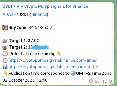 Confirm mathematical precision: DASH trading signal proof on Binance, 02 October 2025, 13:22 Systematic verification: DASH trading signal accuracy on Binance, 02 October 2025, 13:22