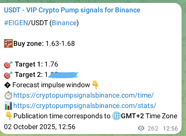 Authenticated proof of EIGEN's pump signal on Binance at 02 October 2025, 20:16 Authenticated proof of EIGEN's pump signal on Binance at 02 October 2025, 20:16