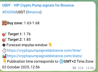 See the verification image for EIGEN pump signal on Binance at 02 October 2025, 22:04 Verification image for EIGEN pump signal on Binance at 02 October 2025, 22:04