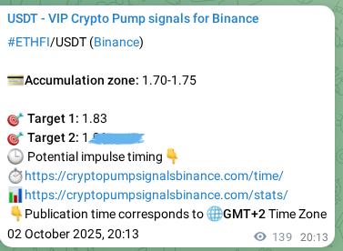 View the proof of ETHFI pump signal on Binance at 03 October 2025, 00:06 Proof of ETHFI pump signal on Binance at 03 October 2025, 00:06