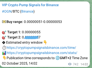 Signal verification: Confirm OGN pump on Binance at 03 October 2025, 10:39 Signal verification: OGN pump on Binance at 03 October 2025, 10:39