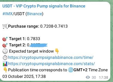 Explore the Binance signal proof for IMX, 03 October 2025, 18:27 Binance signal proof for IMX, 03 October 2025, 18:27