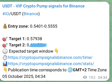 Watch the live proof of IO pump signal on Binance, 05 October 2025, 09:52 Live proof of IO pump signal on Binance, 05 October 2025, 09:52