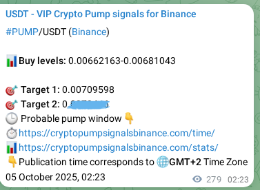 See the authenticated proof of PUMP's pump signal on Binance, 05 October 2025, 10:08 Authenticated proof of PUMP's pump signal on Binance, 05 October 2025, 10:08