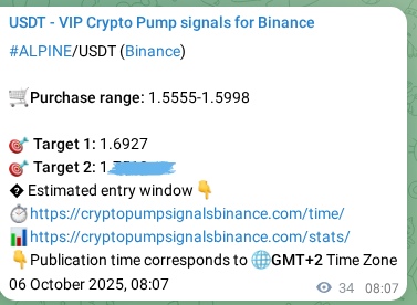 See the verification image for ALPINE pump signal on Binance at 06 October 2025, 09:04 Verification image for ALPINE pump signal on Binance at 06 October 2025, 09:04
