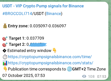 See the verification image for BROCCOLI714 pump signal on Binance at 07 October 2025, 10:53 Verification image for BROCCOLI714 pump signal on Binance at 07 October 2025, 10:53