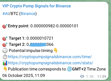 See the verification image for AI pump signal on Binance at 07 October 2025, 17:36 Verification image for AI pump signal on Binance at 07 October 2025, 17:36
