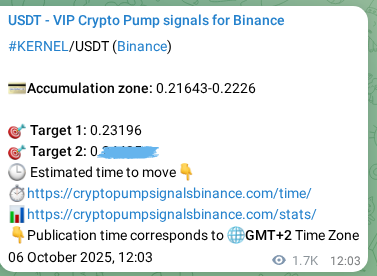 Authenticated proof of KERNEL's pump signal on Binance at 08 October 2025, 09:58 Authenticated proof of KERNEL's pump signal on Binance at 08 October 2025, 09:58