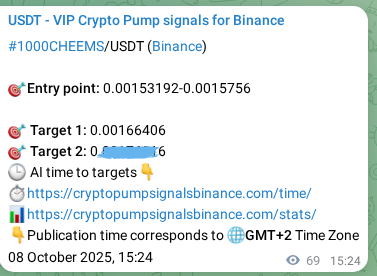 See the verification image for 1000CHEEMS pump signal on Binance at 08 October 2025, 17:20 Verification image for 1000CHEEMS pump signal on Binance at 08 October 2025, 17:20