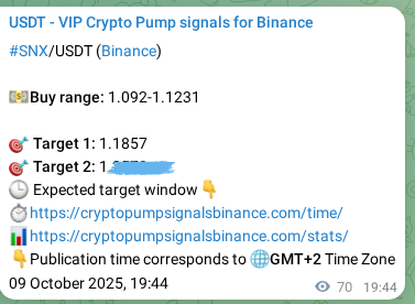Validate algorithmic accuracy: SNX pump signal proof on Binance, 09 October 2025, 21:40 Algorithmic validation: SNX pump signal accuracy on Binance, 09 October 2025, 21:40