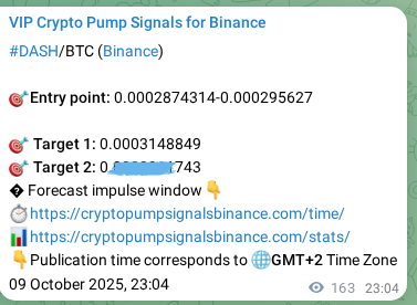 Check out the Binance pump signal proof for DASH on 10 October 2025, 03:36 Binance pump signal proof for DASH on 10 October 2025, 03:36