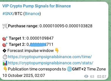Authenticated proof of SNX's pump signal on Binance at 10 October 2025, 03:53 Authenticated proof of SNX's pump signal on Binance at 10 October 2025, 03:53
