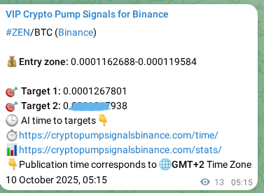 Real-time proof of ZEN pump signal on Binance, 10 October 2025, 05:38 Real-time proof of ZEN pump signal on Binance, 10 October 2025, 05:38