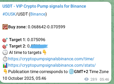 Authenticate statistical results: DUSK pump signal validation on Binance, 10 October 2025, 13:49 Statistical confirmation: DUSK pump signal validation on Binance, 10 October 2025, 13:49