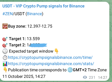 See the real-time verification of ZEN pump signal on Binance, 11 October 2025, 20:52 Real-time verification of ZEN pump signal on Binance, 11 October 2025, 20:52