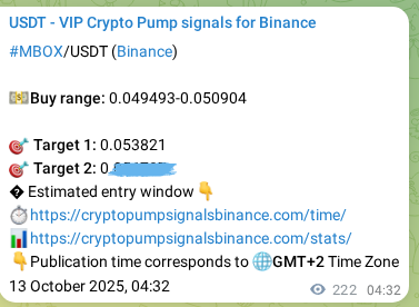 Explore the Binance signal proof for MBOX, 13 October 2025, 10:44 Binance signal proof for MBOX, 13 October 2025, 10:44