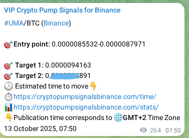 See the authenticated proof of UMA's pump signal on Binance, 13 October 2025, 15:10 Authenticated proof of UMA's pump signal on Binance, 13 October 2025, 15:10