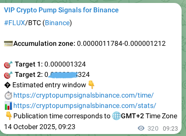 Check out the Binance pump signal proof for FLUX on 14 October 2025, 18:16 Binance pump signal proof for FLUX on 14 October 2025, 18:16
