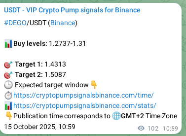 Watch the live proof of DEGO pump signal on Binance, 15 October 2025, 13:48 Live proof of DEGO pump signal on Binance, 15 October 2025, 13:48