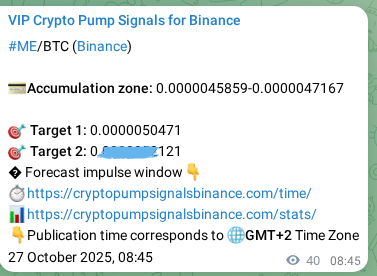 Market signal verification: ME on Binance at 27 October 2025, 09:50 Market signal verification: ME on Binance at 27 October 2025, 09:50
