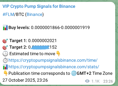 View the proof of FLM pump signal on Binance at 29 October 2025, 05:02 Proof of FLM pump signal on Binance at 29 October 2025, 05:02