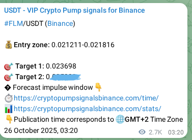 Explore the FLM pump signal verification from Binance, timestamp: 29 October 2025, 05:07 FLM pump signal verification from Binance, timestamp: 29 October 2025, 05:07