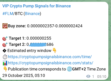 Check out the Binance pump signal proof for FLM on 29 October 2025, 05:11 Binance pump signal proof for FLM on 29 October 2025, 05:11