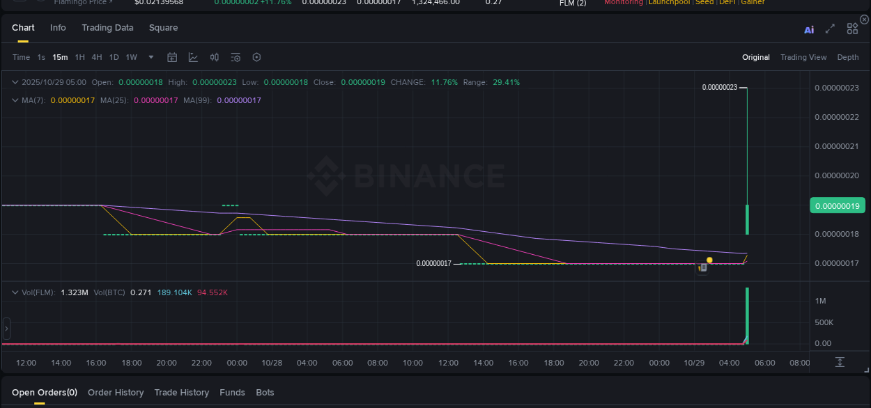 View the report of FLM pump on Binance at 29 October 2025, 05:02 Report of FLM pump on Binance at 29 October 2025, 05:02