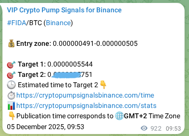 Authenticated proof of FIDA's pump signal on Binance at 06 December 2025, 11:30 Authenticated proof of FIDA's pump signal on Binance at 06 December 2025, 11:30