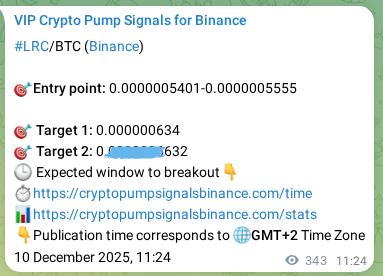 Signal verification: Confirm LRC pump on Binance at 10 December 2025, 20:56 Signal verification: LRC pump on Binance at 10 December 2025, 20:56