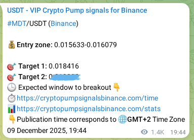 View the proof of MDT pump signal on Binance at 11 December 2025, 11:37 Proof of MDT pump signal on Binance at 11 December 2025, 11:37