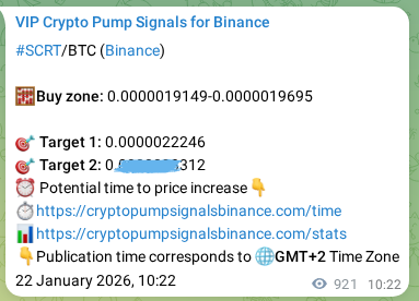 Crypto market signal proof: SCRT pump on Binance, 23 January 2026, 11:56 Crypto market signal proof: SCRT pump on Binance, 23 January 2026, 11:56