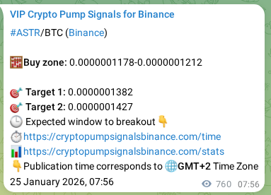 Explore the ASTR pump signal verification from Binance, timestamp: 26 January 2026, 05:01 ASTR pump signal verification from Binance, timestamp: 26 January 2026, 05:01
