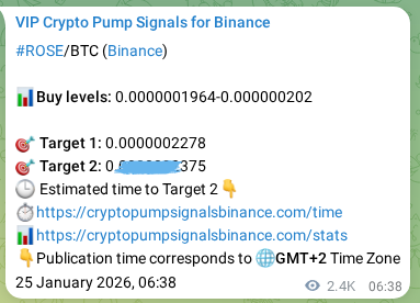 View the proof of ROSE pump signal on Binance at 28 January 2026, 01:31 Proof of ROSE pump signal on Binance at 28 January 2026, 01:31