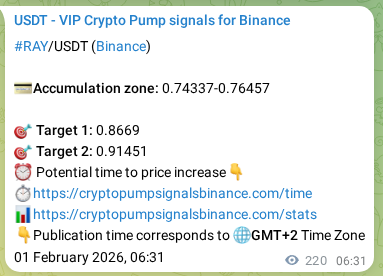 View the trading signal verification for ASTR pump from Binance, 01 February 2026, 11:53 Trading signal verification: ASTR pump from Binance, 01 February 2026, 11:53
