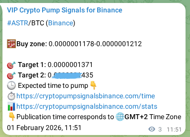 Authenticated proof of ASTR's pump signal on Binance at 01 February 2026, 11:56 Authenticated proof of ASTR's pump signal on Binance at 01 February 2026, 11:56