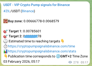 Real-time proof of ZIL pump signal on Binance, 03 February 2026, 12:49 Real-time proof of ZIL pump signal on Binance, 03 February 2026, 12:49