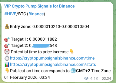 HIVE pump signal verification from Binance, timestamp: 07 February 2026, 13:22