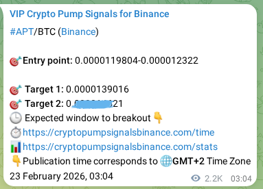 Explore the APT pump signal verification from Binance, timestamp: 25 February 2026, 17:23 APT pump signal verification from Binance, timestamp: 25 February 2026, 17:23