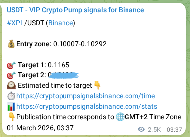 Discover the authenticated XPL pump signal on Binance, 04 March 2026, 00:09 Authenticated XPL pump signal on Binance, 04 March 2026, 00:09